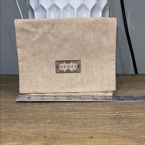 Gucci Tan Accessory Pouch